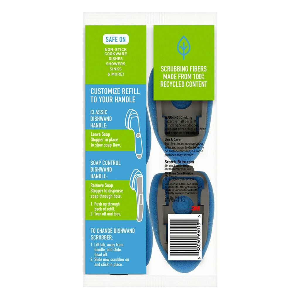 Scotch-Brite Non-Scratch Dishwand Refills, 4 Refills