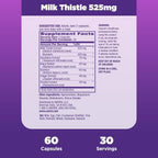 Buy now Natrol Milk Thistle 525 mg per Serving, Dietary Supplement for Digestive Health, Milk Thistle Supplement, 60 Capsules, 30 Day Supply at indiglob india