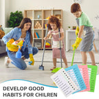 Aleric 4 Pieces Chores Chart for Kids Chore Chart, Sliding Routine Chart to Do List, My Chores RV Checklist Task Planning Board for Kids and Adults, ADHD Tools Routine Visual Schedule Reminder