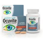 Buy now Ocuvite Eye Vitamin & Mineral Supplement, Lutein & Antioxidant Vitamins A, C & E, Zinc for Eye Health & Support, Vitamins for Eyes, 60 Tablets at indiglob india