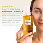 DHC Deep Cleansing Oil, Makeup Remover, Gentle Oil Cleanser, 6.7 oz | Facial Cleansing Oil, Blackhead Remover, Cleanses without Clogging Pores, Residue-Free, Fragrance and Colorant Free
