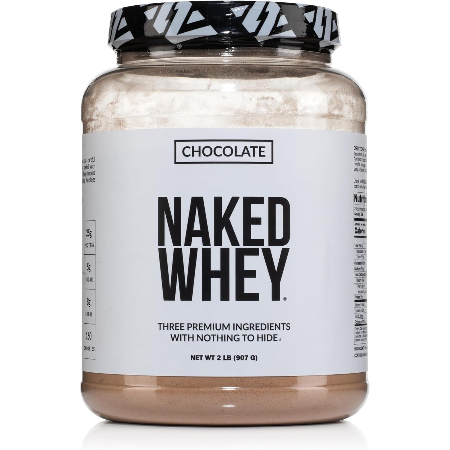 Buy now NAKED Whey 2LB 100% Grass Fed Whey Protein Powder - Only 1 Ingredient, Unflavored Whey Protein, Undenatured, Gluten Free, Soy Free, No GMOs, No Preservatives Chocolate 2 Pound (Pack of 1) at indiglob india