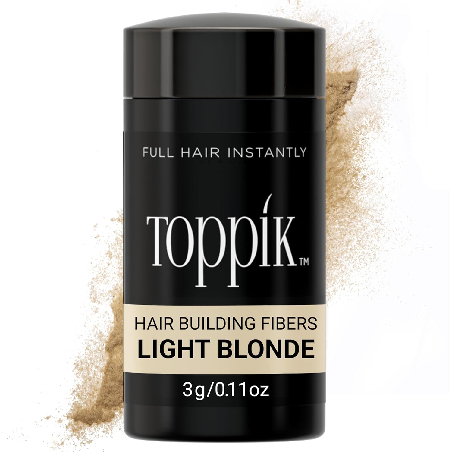 Buy now Toppik Hair Building Fibers, Fill In Fine or Thinning Hair Instantly Thicker, Fuller Looking Hair 9 Shades,4 size options Light Blonde Travel Size 3g at indiglob india