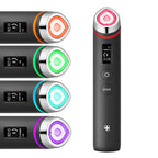 medicube Booster Pro - 6 in 1 Real Glass Glow Beauty Massager, Black | 6-in-1 Real Glass Glow Beauty Massager - for Clear, Radiant, Firmer-Looking Skin, Korean Skin Care, Black