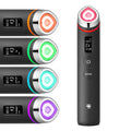 medicube Booster Pro - 6 in 1 Real Glass Glow Beauty Massager, Black | 6-in-1 Real Glass Glow Beauty Massager - for Clear, Radiant, Firmer-Looking Skin, Korean Skin Care, Black