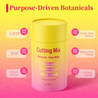 Cutting Drink Mix, Satiety & Craving Support Powder with Berberine, Chromium, FOS, Yerba Mate & 5-HTP, Sugar-Free Vegan Drink Mix, Strawberry Acai Flavor, 30 Individual Sticks