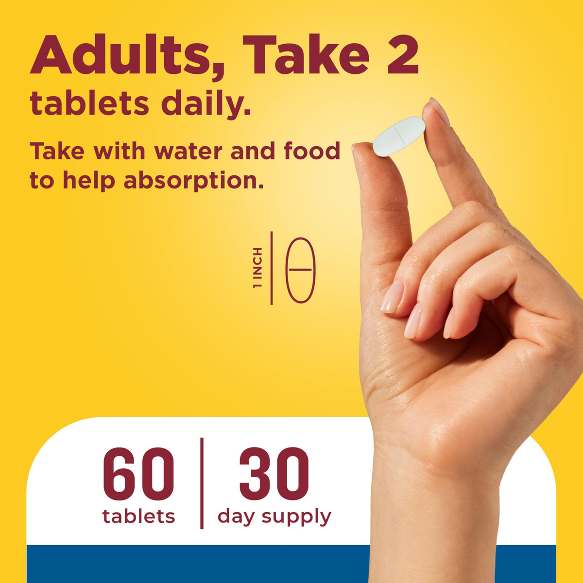 Nature Made Extra Strength Dosage Magnesium Citrate Tablets, 60 Tablets