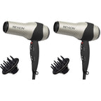 REVLON Turbo Hair Dryer | 1875 Watts of Maximum Shine, Fast Dry (Silver) | Built for Speed, Style & Shine, Fast Drying, Reduces Frizz, 3X Ceramic Coating