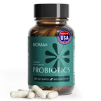 BIOMA Probiotics - Digestive Health Probiotic - Gut Support for Men & Women with Xylooligosaccharides, Tributyrin & Bifidobacterium - Vegan & Gluten Free - 180 Delayed-Release Capsules (90-Day Supply)