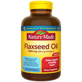 Nature Made Flaxseed Oil 1000 mg Softgels, 180 Softgels | Fish Free Omega 3 Supplement, Dietary Supplement for Heart Health Support, 180 Day Supply