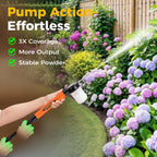Diatomaceous Earth Powder Duster Applicator Sprayer with Adjustable 4FT Rod