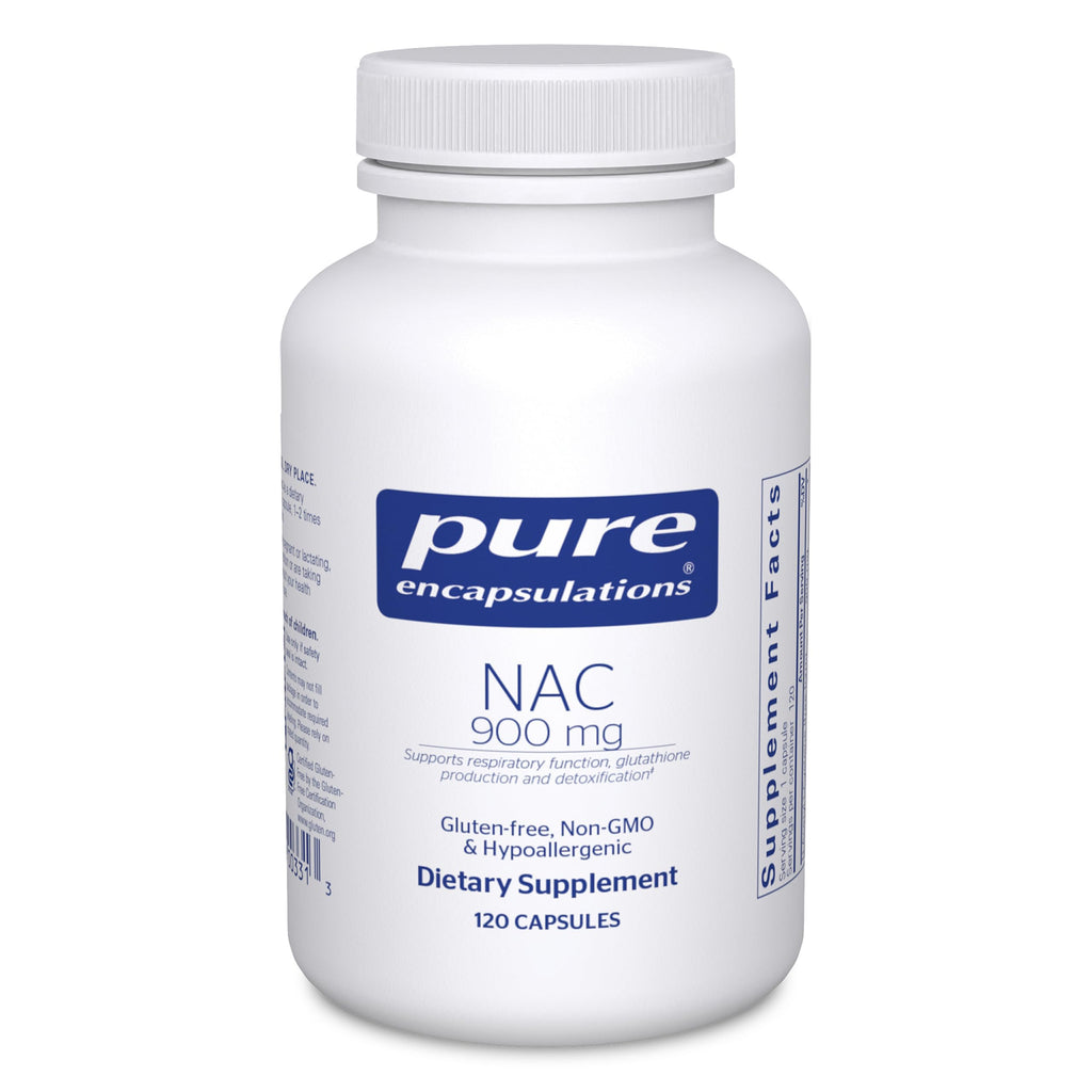 Pure Encapsulations NAC 900 mg, 240 Capsules | N-Acetyl Cysteine Amino Acid Supplement for Lung and Immune Support*, Liver, and Antioxidants*