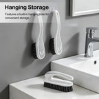 SetSail Soft Bristle Scrub Cleaning Brush 3 Pack Laundry Brush Gray White