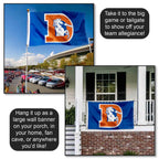Denver Broncos Vintage Flag and Banner