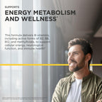 Integrative Therapeutics Active B-Complex - Cellular Energy & Heart Health Support with Vitamins B2, B6 & B12* - Supports Nervous & Immune Systems* - Third-Party Tested - 60 Capsules (30 Servings)