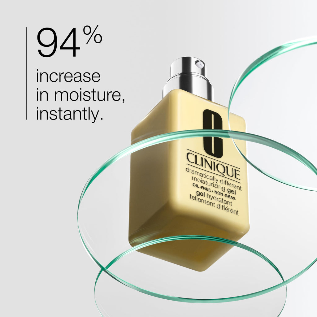 Clinique Dramatically Different Moisturizing Gel | Oil-Free Face Moisturizer For Combination Oily to Oily Skin Types | Step 1 in 3-Step Skin Care Routine