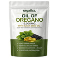Oregano Oil & Black Seed Oil Softgels, with Cold-Pressed Black Seed and MCT, Non-GMO, Gluten Free