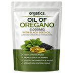 Oregano Oil & Black Seed Oil Softgels, with Cold-Pressed Black Seed and MCT, Non-GMO, Gluten Free