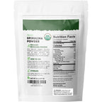 Kate Naturals Organic Spirulina Powder, Nutrient Dense Superfood (8oz) | USDA Certified, Non-GMO, Gluten- Free