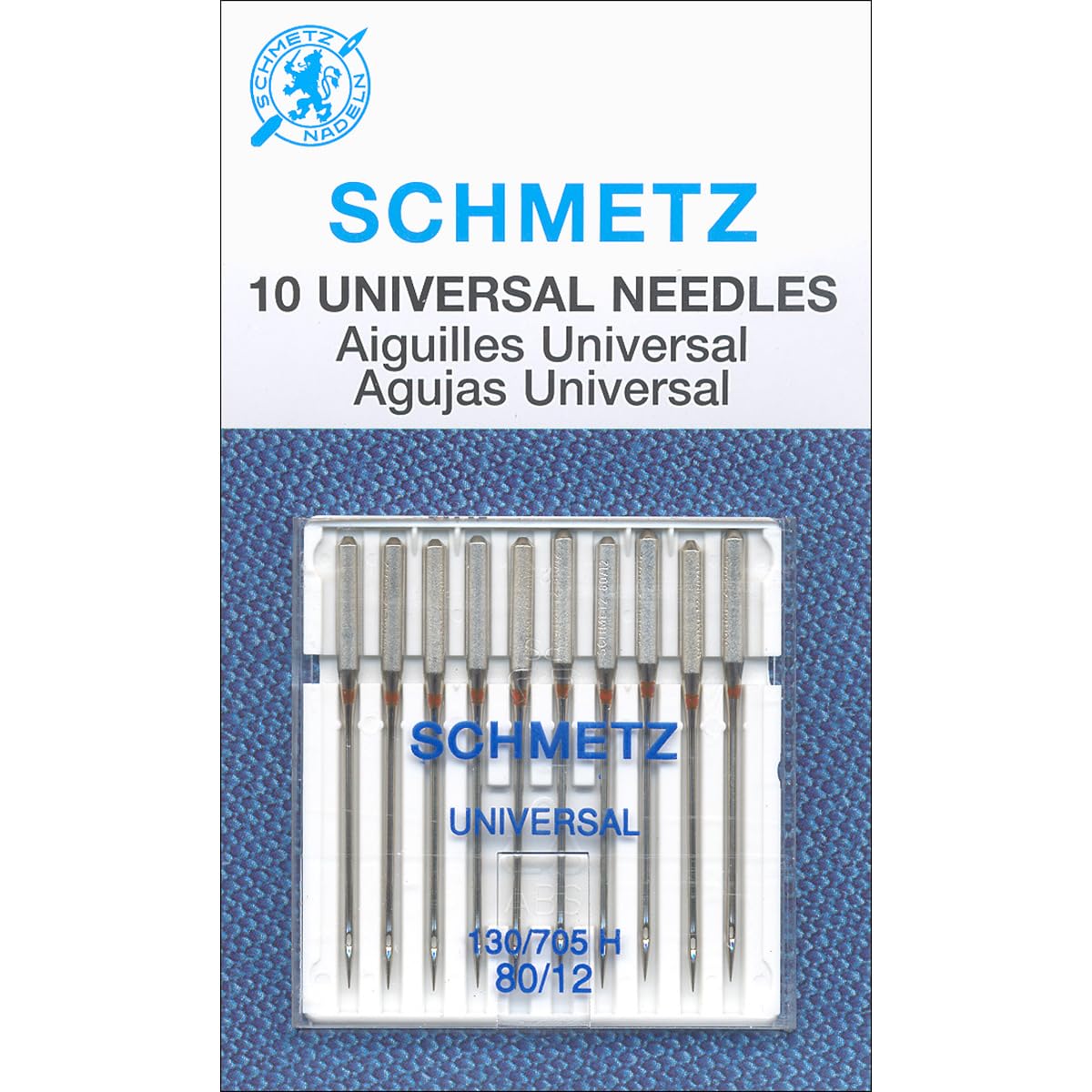 Schmetz Universal Machine Needles, Size 80/12 10/Pkg