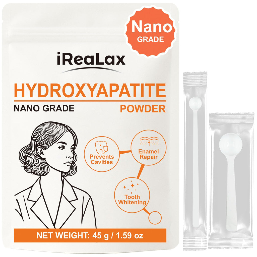 100% Pure Nano Hydroxyapatite Powder 45g (1.59 oz) | Nano Grade unflavored Hydroxyapatite Crystals for Teeth | DIY Formulations | nanohydroxyapatite Bulk