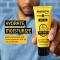 Bee Bald SMOOTH+ Head & Face Sunscreen SPF 30, Scalp Moisturizer, 1.7 fl oz | Hydrates, Shields, and Moisturizes Skin. Blocks Harmful UVA/UVB Sun Rays with SPF 30 on Head or Face. Perfect Daily Defense.