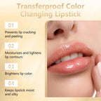 Kivora Color Changing Lipstick for Older Women, pH Adjusting Clear Lip Gloss, Transfer-Proof, Long-Lasting Hydration, 8+ Hours, 2 Pieces