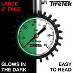 Buy now Tire Pressure Gauge for Cars (0-60 PSI, ANSI Certified) Premium Air Pressure Gauge for Tires - Easy to Read Automobile Analog Circular Dial Low PSI Checker Tester at indiglob india