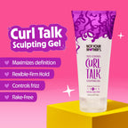 Not Your Mother's Curl Talk Sculpting Gel, Curl Defining Cream, & Curl Foam | Frizz Control Gel, Defining Cream, & Refreshing Curl Foam - 6 & 8 fl oz - Formulated with Rice Curl Complex - Citrus Jasmine
