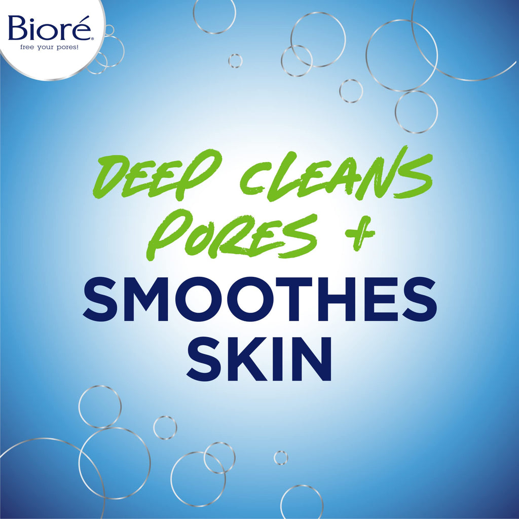 Biore Pore Unclogging Scrub With Salicylic Acid, Oil Free, 5 Oz | Removes Excess Dirt & Oils, Deep Exfoliation, Clears Congestion, Smooth Texture, Fresh Clean Finish