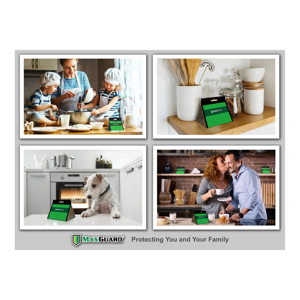 MaxGuard Pantry Moth Traps (4 Traps Trial Pack) Extra Strength Pheromones | Non-Toxic Sticky Glue Trap for Food and Cupboard Moths in Your Kitchen | Trap and Kill Seed Grain Flour Meal Moths |