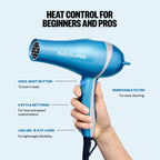 BaBylissPRO Nano Titanium 2000-Watt Blow Dryer with Concentrator Nozzle, Professional Grade Ionic Corded Styling Tool for Hair