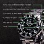 Buy now Smith & Wesson Men's S.W.A.T. Watch, 3ATM, Stainless Steel Caseback, Glowing Hands, Back Glow, Tactical Watch, Precision Quart, Scratch Resistant, 40mm, Christmas Gift at indiglob india
