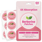 GLPLUS-1 Patches, Berberine Patches for Women & Men-8X Advanced Natural Formula with L Glutamine, Chromium, Pomegranate and Cinnamon- 60 Count (60 Days Supply)-01