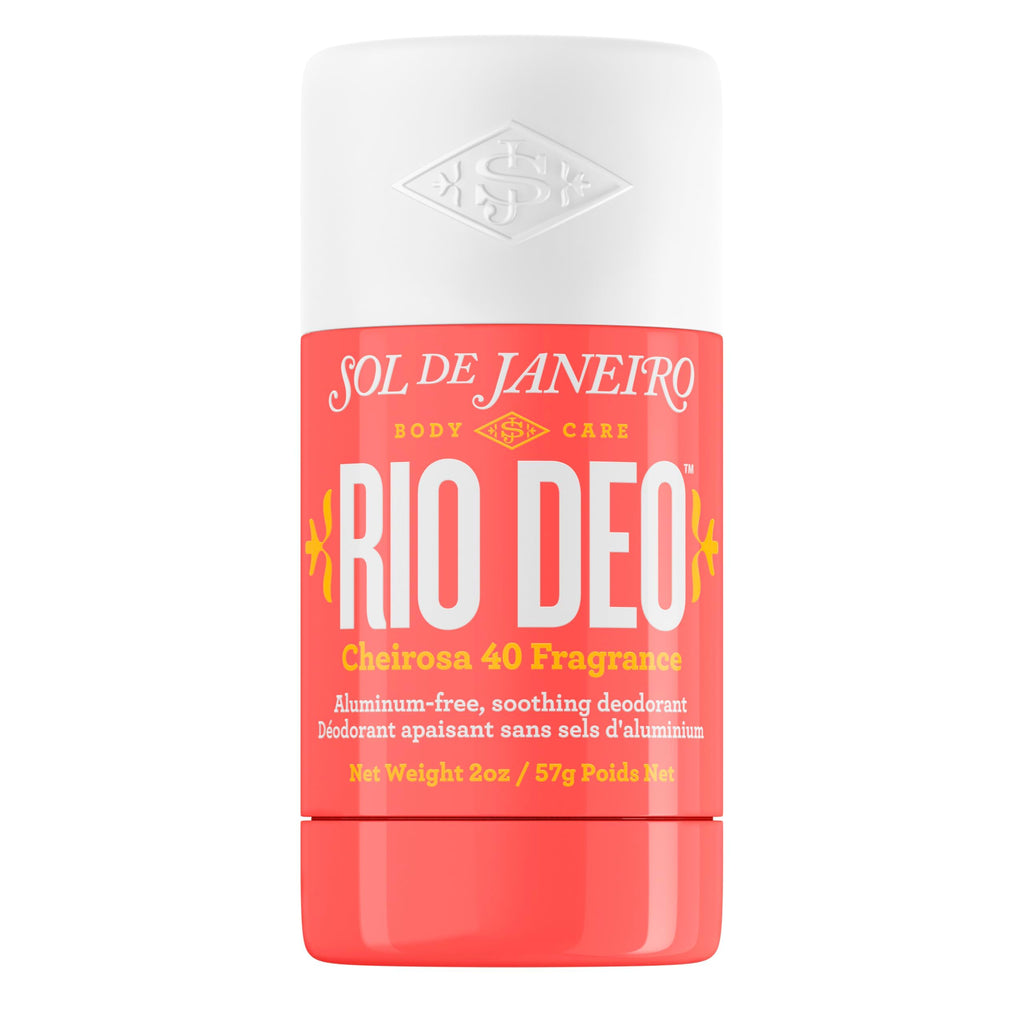 Sol de Janeiro Rio Deo - Refillable Aluminum Free Deodorant | Aluminum Free, Baking Soda Free, Prevents Odor, Soothing & Moisturizing, Gently Exfoliates, Evens Skin Tone