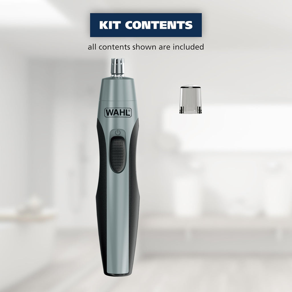 Buy now Wahl Clipper Battery Operated, Precision Ear and Nose Hair Trimmer for Men, Hygienic Nose Trimmer with Rinseable Blade for Easy Cleaning, Perfect for Travel Æ’?? Model 3026462 at indiglob india