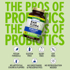 Raw Flora Probiotics with Prebiotics | 30 Billion CFU