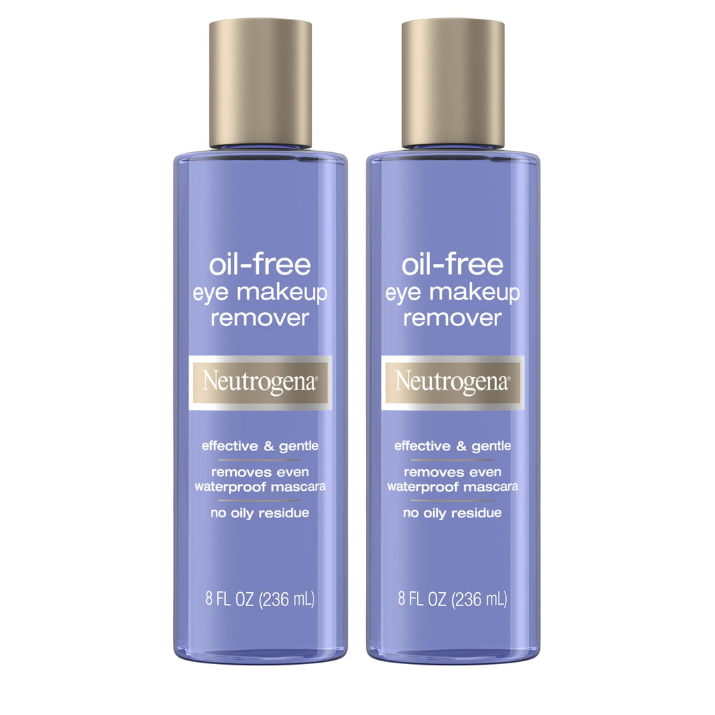 Buy now Neutrogena Oil-Free Eye Makeup Remover & Cleanser, Gentle & Non-Greasy Makeup Remover for Waterproof Mascara, 8 fl. Oz, 2 Pack at indiglob india