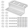 Z Brackets Solar Panel Mounting Kit (16 Pack) - Heavy Duty Corrosion-Resistant Aluminum for RV, Boat, Roof & Off-Grid Installations