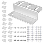 Z Brackets Solar Panel Mounting Kit (16 Pack) - Heavy Duty Corrosion-Resistant Aluminum for RV, Boat, Roof & Off-Grid Installations