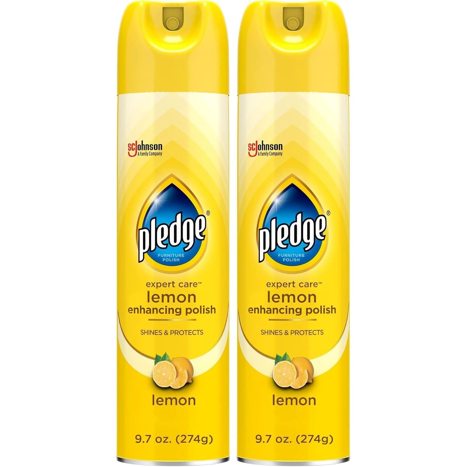 Buy now Pledge Enhancing Polish, Furniture & Wood Spray, Lemon Scent, 9.7oz 9.7 Ounce (Pack of 2) at indiglob india