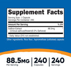 Nutricost Saffron Extract 88.5mg, 240 Capsules - Veggie Caps, Non-GMO, Gluten Free (Pack of 2)