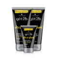 Got2B Ultra Glued Hair Gel, Extra Strong Hold, 6 Fl Oz + 1.25 Fl Oz | Locks styles in place, Non-sticky no-flake formula, Travel size included, For vertical spikes, Alpha XTR technology