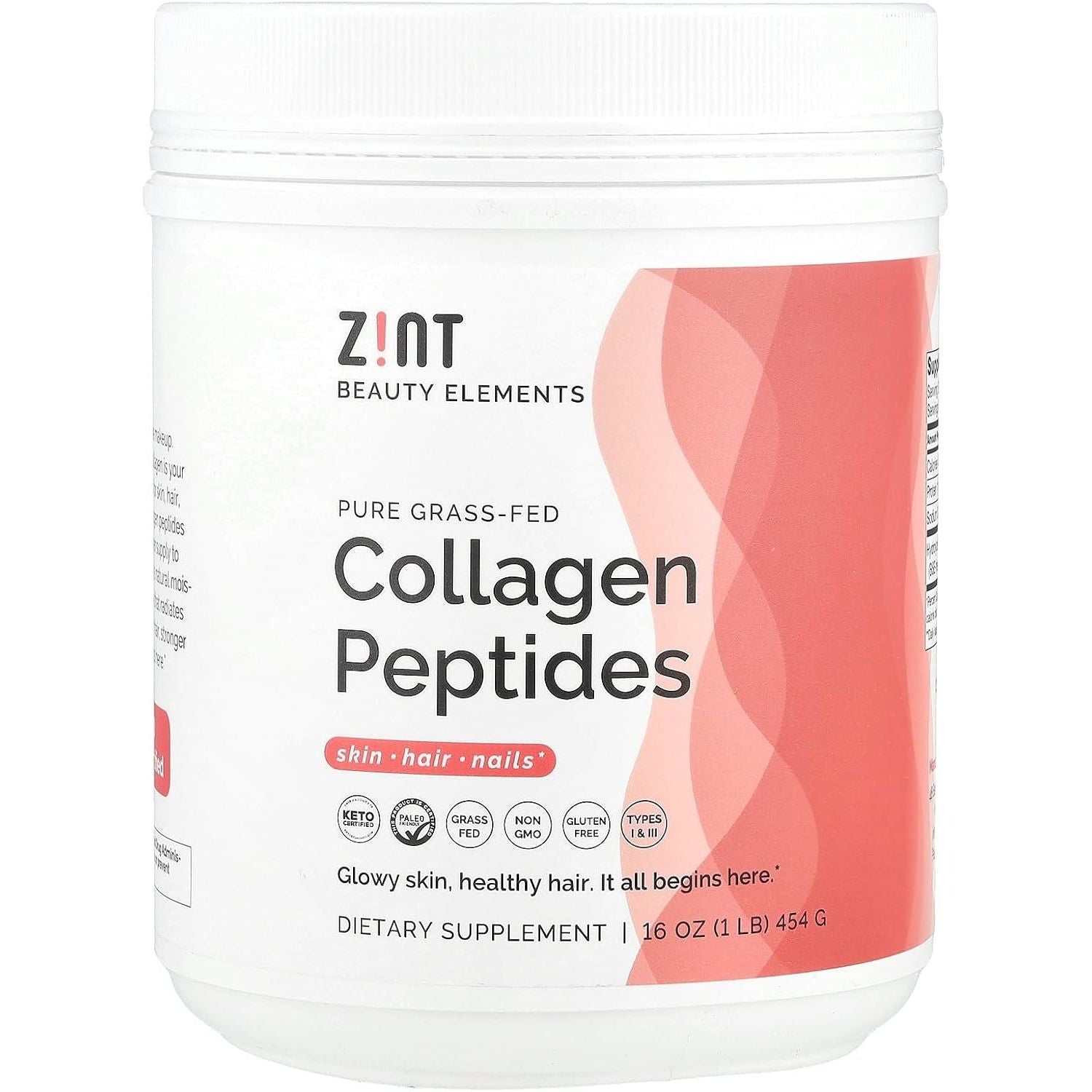 Buy now Zint Collagen Peptides Powder (16 Ounce): Anti Aging Hydrolyzed Collagen Protein Powder Beauty Supplement - Skin, Hair, Nails at indiglob india