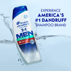 Head & Shoulders Old Spice Pure Sport 2-in-1 Anti-Dandruff Shampoo and Conditioner Twin Pack, 72-Hour Protection, 31.4 fl oz Each