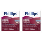 Phillips' Colon Health Daily Probiotic Capsules, 4-in-1 Symptom Defense to Help Defend Against Occasional Gas, Bloating, Constipation, and Diarrhea, Daily Supplement, 90 Count