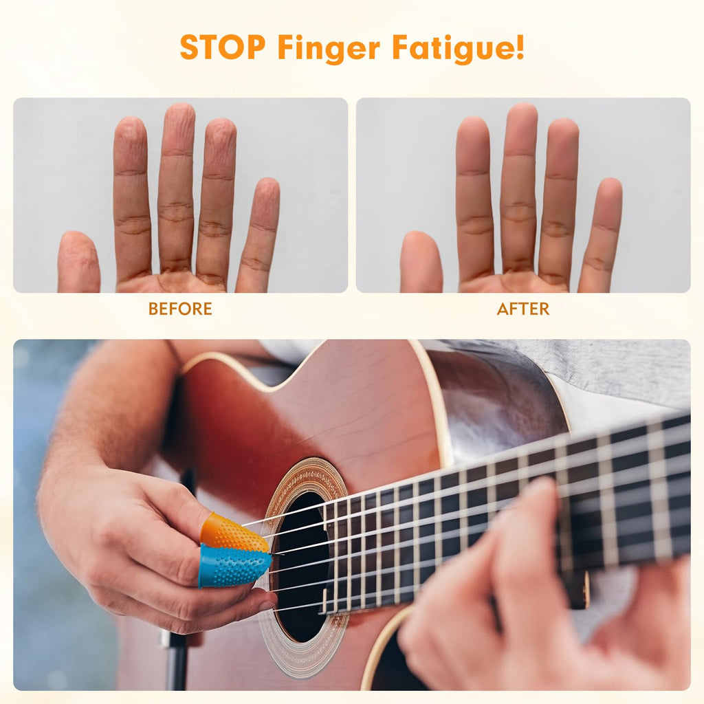 20 Pieces Rubber Finger Covers for Hand Sewing with Finger Protection
