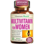 Vimerson Health Multivitamin for Men: Methylated B Vitamins, Chelated Minerals and Bioavailable D3 for Focus and Energy Support – Daily Mens Multivitamins and Multiminerals – 60 Capsules