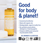 Buy now Dr. Bronner's - Pure-Castile Liquid Soap (Citrus, 8 ounce) - Made with Organic Oils, 18-in-1 Uses: Face, Body, Hair, Laundry, Pets and Dishes, Concentrated, Vegan, Non-GMO at indiglob india