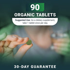 Dr. Berg's Greens Superfood Cruciferous Vegetable Tablets - Vegetable Supplements for Adults w/ 11 Phytonutrient Super Greens - Energy, Immune System & Liver Veggie Tablets - 90 Tablet